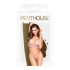 Penthouse Double Spice - conjunto lingerie rendado - sutiã e calcinha - nude - L/XL