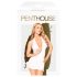 Penthouse Earth-shaker - vestido com alças e tanga - branco