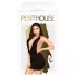 Penthouse - vestido com alça de pescoço e tanga - preto - L/XL