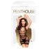 Penthouse - vestido curto gola alta - preto - XL