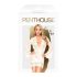 Penthouse - robe rendado e tanga - branco