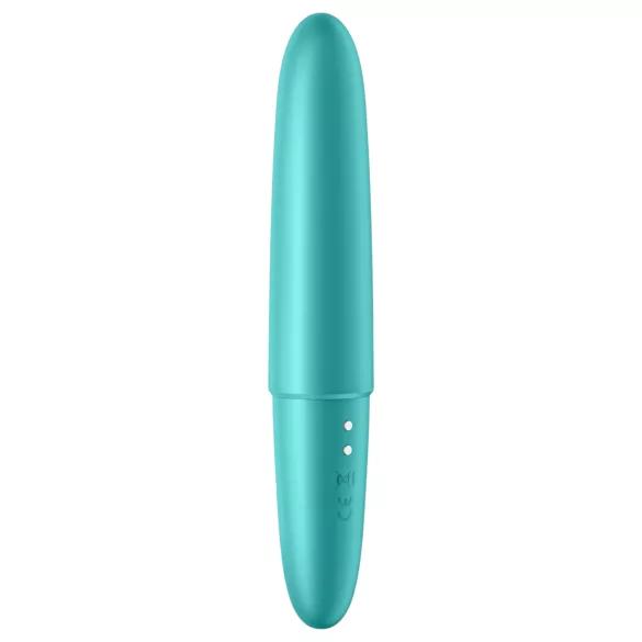 Satisfyer - vibrador bullet recarregável à prova d'água - turquesa