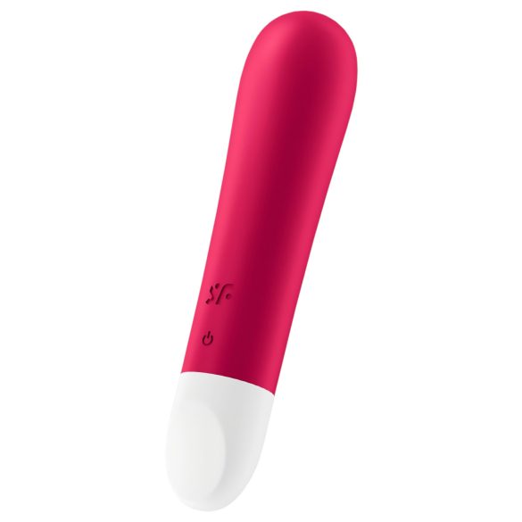 Satisfyer - vibrador bullet recarregável à prova d’água - vermelho