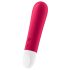 Satisfyer - vibrador bullet recarregável à prova d’água - vermelho