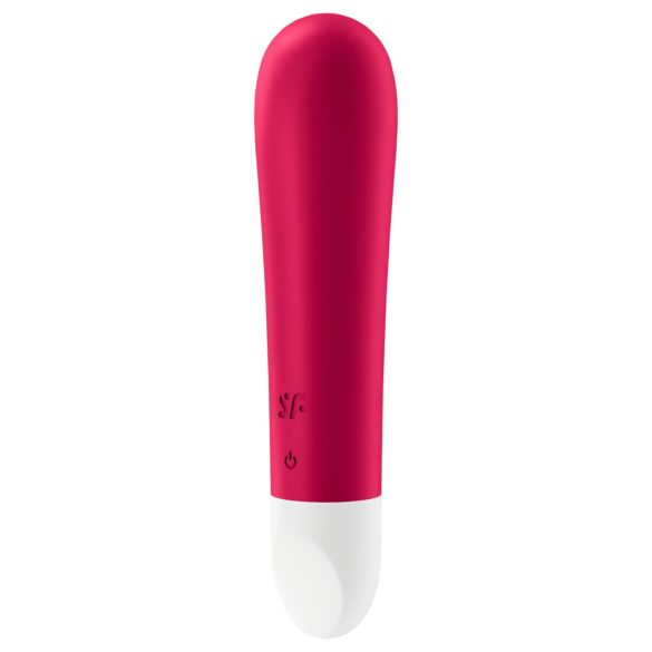 Satisfyer - vibrador bullet recarregável à prova d’água - vermelho