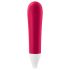 Satisfyer - vibrador bullet recarregável à prova d’água - vermelho