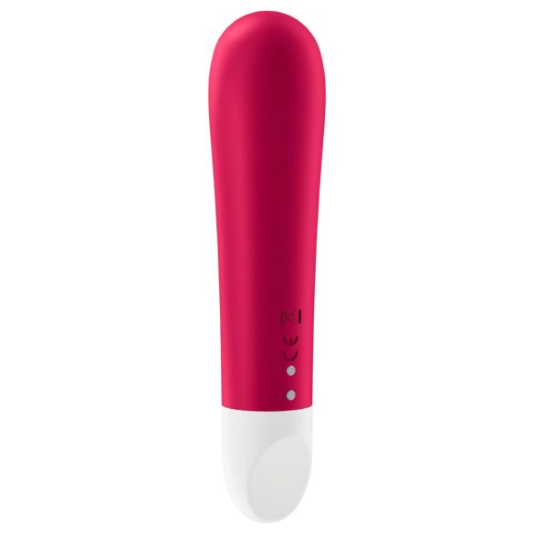 Satisfyer - vibrador bullet recarregável à prova d’água - vermelho