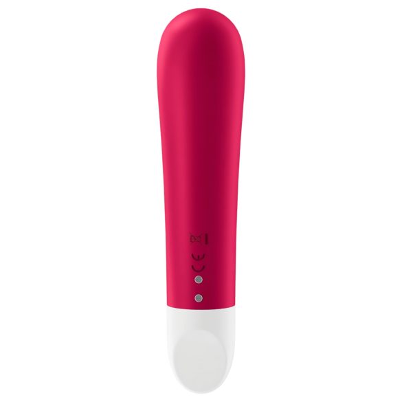 Satisfyer - vibrador bullet recarregável à prova d’água - vermelho