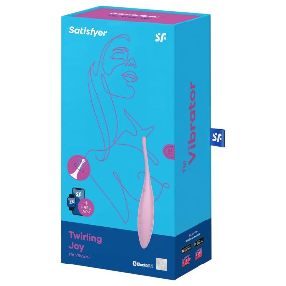 Satisfyer - vibrador clitóris inteligente e à prova d’água - pink