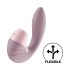 Satisfyer Supernova - vibrador sucção e vibração recarregável 2 em 1 - rosa