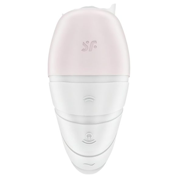 Satisfyer Supernova - vibrador clitoriano e ponto G 2 em 1 recarregável branco