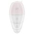 Satisfyer Supernova - vibrador clitoriano e ponto G 2 em 1 recarregável branco