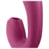 Satisfyer Sunray - vibrador 2em1 com ondas de ar, recarregável (vermelho)