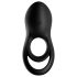 Satisfyer Legendary Duo - anel peniano vibratório recarregável - silicone preto