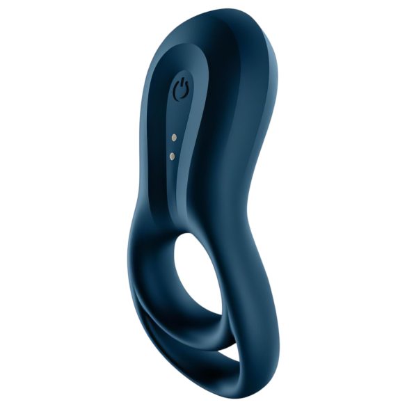 Satisfyer Epic Duo - anel peniano vibratório control app - silicone preto
