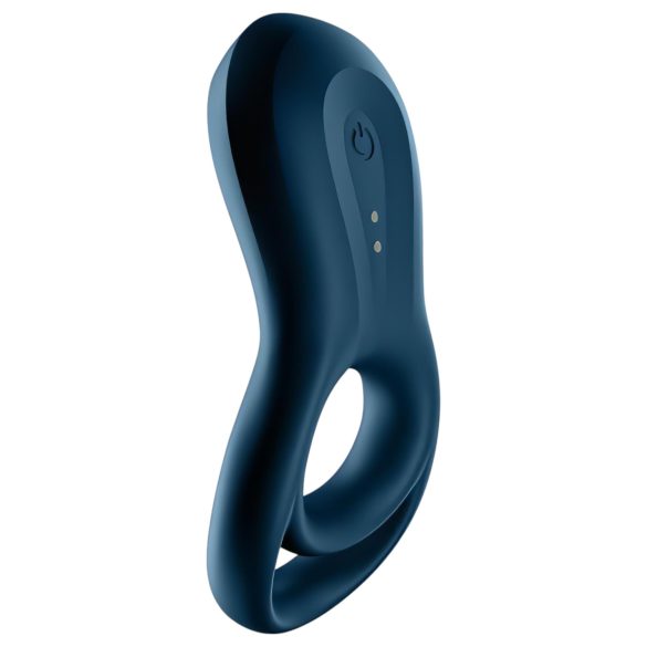 Satisfyer Epic Duo - anel peniano vibratório control app - silicone preto