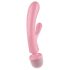 Satisfyer Triple Lover - Vibrador G-ponto e massajador (rosa)