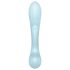 Satisfyer Triple Oh - vibrador recarregável com estimulador de clitóris - azul