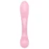 Satisfyer Triple Oh - vibrador recarregável com estimulador de clitóris - rosa