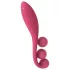 Satisfyer Tri Ball 1 - vibrador recarregável multifuncional - vermelho