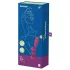 Satisfyer Tri Ball 1 - vibrador recarregável multifuncional - vermelho