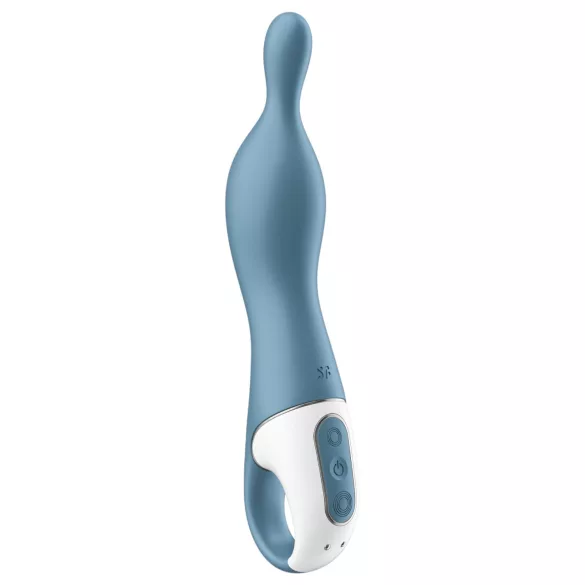 Satisfyer A-Mazing 1 - vibrador ponto A recarregável - silicone azul