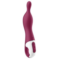   Satisfyer A-Mazing 1 - vibrador ponto A recarregável - silicone vermelho