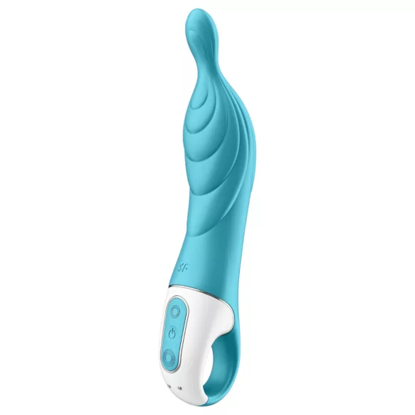 Satisfyer A-Mazing 2 - vibrador ponto A recarregável - silicone turquesa