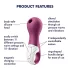 Satisfyer Lucky Libra - estimulador de clitóris por ondas de ar (roxo)