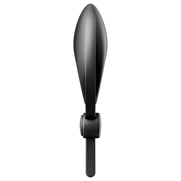 Satisfyer Sniper - anel peniano vibratório recarregável - silicone preto