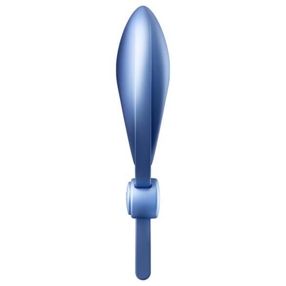 Satisfyer Sniper - anel peniano vibratório recarregável - silicone azul