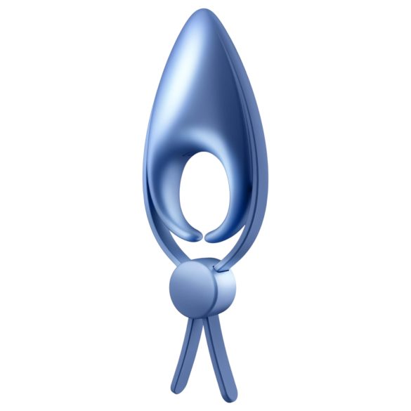 Satisfyer Sniper - anel peniano vibratório recarregável - silicone azul