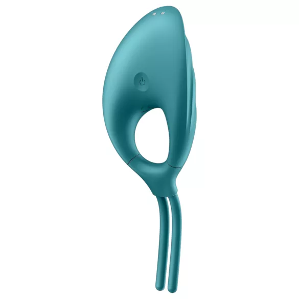 Satisfyer Swordsman - anel peniano vibratório recarregável (verde)