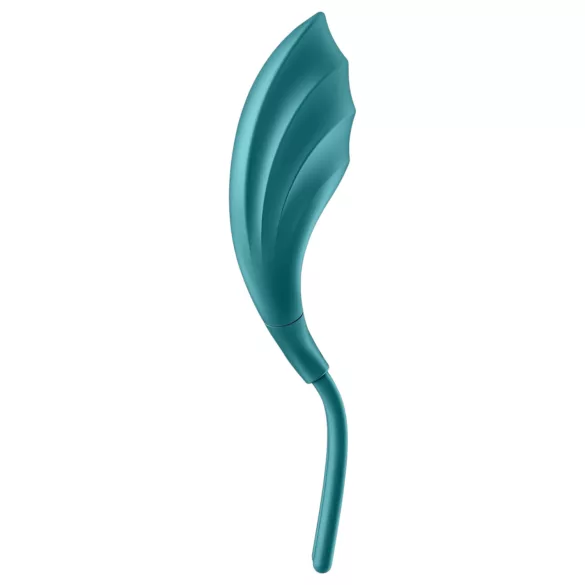Satisfyer Swordsman - anel peniano vibratório recarregável (verde)
