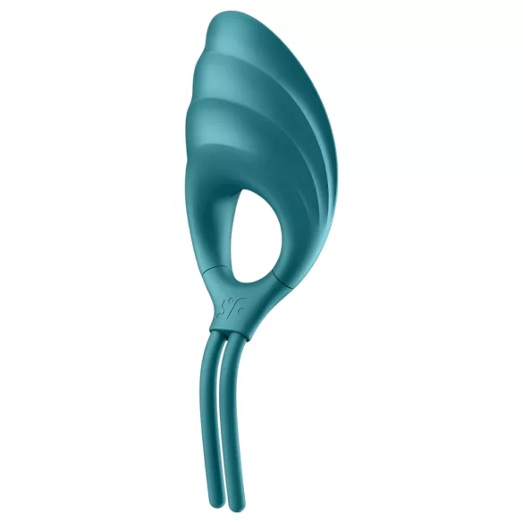 Satisfyer Swordsman - anel peniano vibratório recarregável (verde)