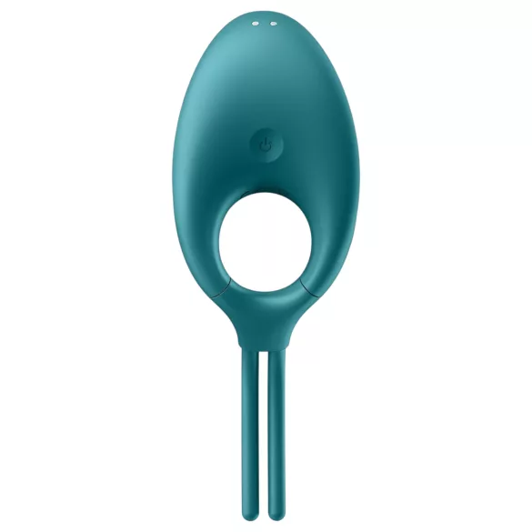 Satisfyer Swordsman - anel peniano vibratório recarregável (verde)