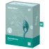 Satisfyer Swordsman - anel peniano vibratório recarregável (verde)