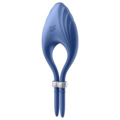  Satisfyer Duelist - anel peniano vibratório recarregável - silicone azul