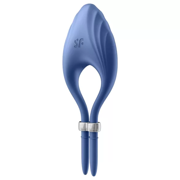 Satisfyer Duelist - anel peniano vibratório recarregável (azul)