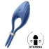 Satisfyer Duelist - anel peniano vibratório recarregável (azul)