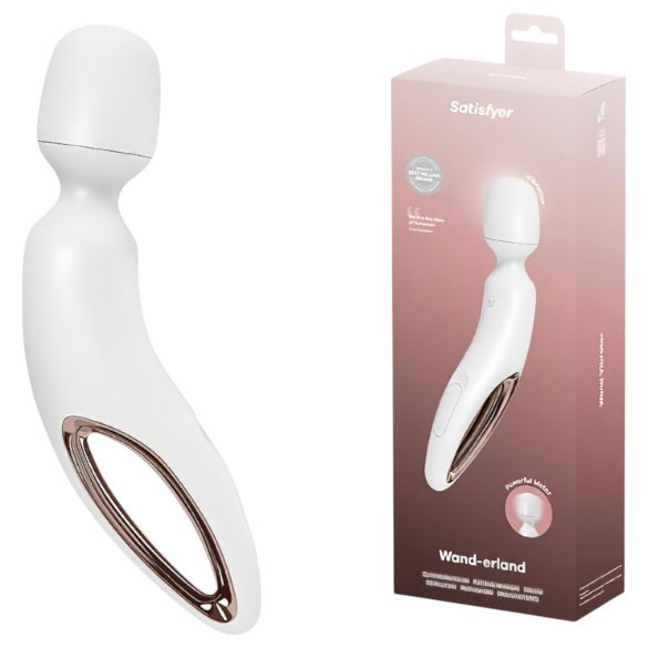 Satisfyer Wand-erland - vibrador massageador recarregável branco