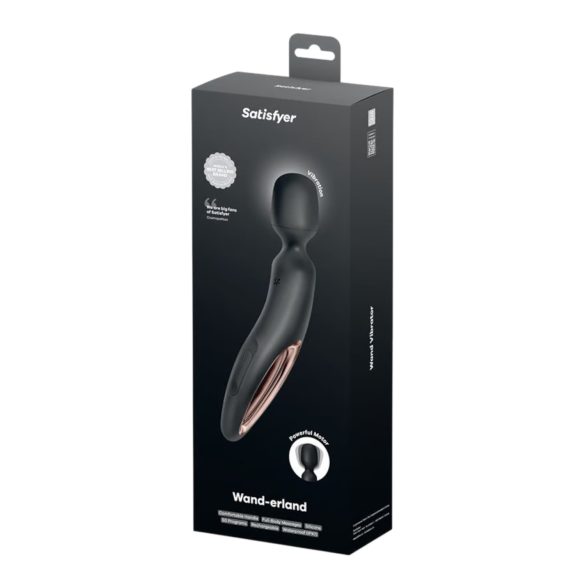 Satisfyer Wand-erland - vibrador massageador (preto)