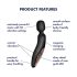 Satisfyer Wand-erland - vibrador massageador (preto)