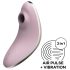 Satisfyer Vulva Lover 1 - sugador clitoriano por ondas de ar - roxo