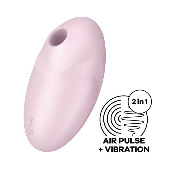 Satisfyer Vulva Lover 3 - sugador de clitóris recarregável a ar - rosa