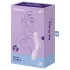 Satisfyer Curvy Trinity 2 - vibrador clitoriano sucção 2 em 1 - lilás