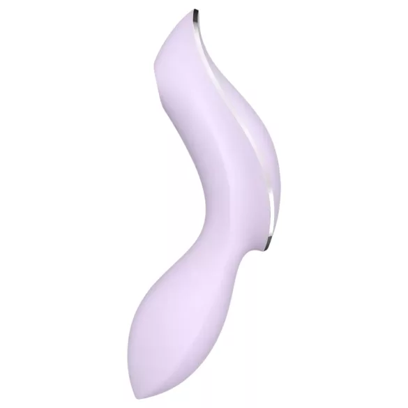 Satisfyer Curvy Trinity 2 - vibrador clitoriano sucção 2 em 1 - lilás