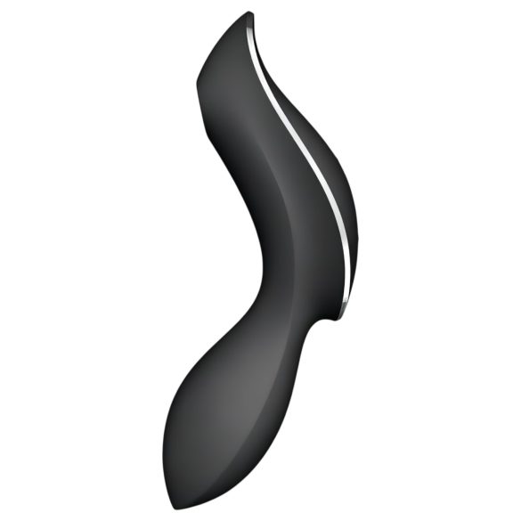 Satisfyer Curvy Trinity 2 - vibrador clitoriano sucção 2 em 1 - preto