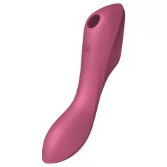   Satisfyer Curvy Trinity 3 - sugador clitóris e vibrador 2 em 1 - vermelho
