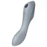 Satisfyer Curvy Trinity 3 - sugador clitoriano e vibrador 2 em 1 - cinza